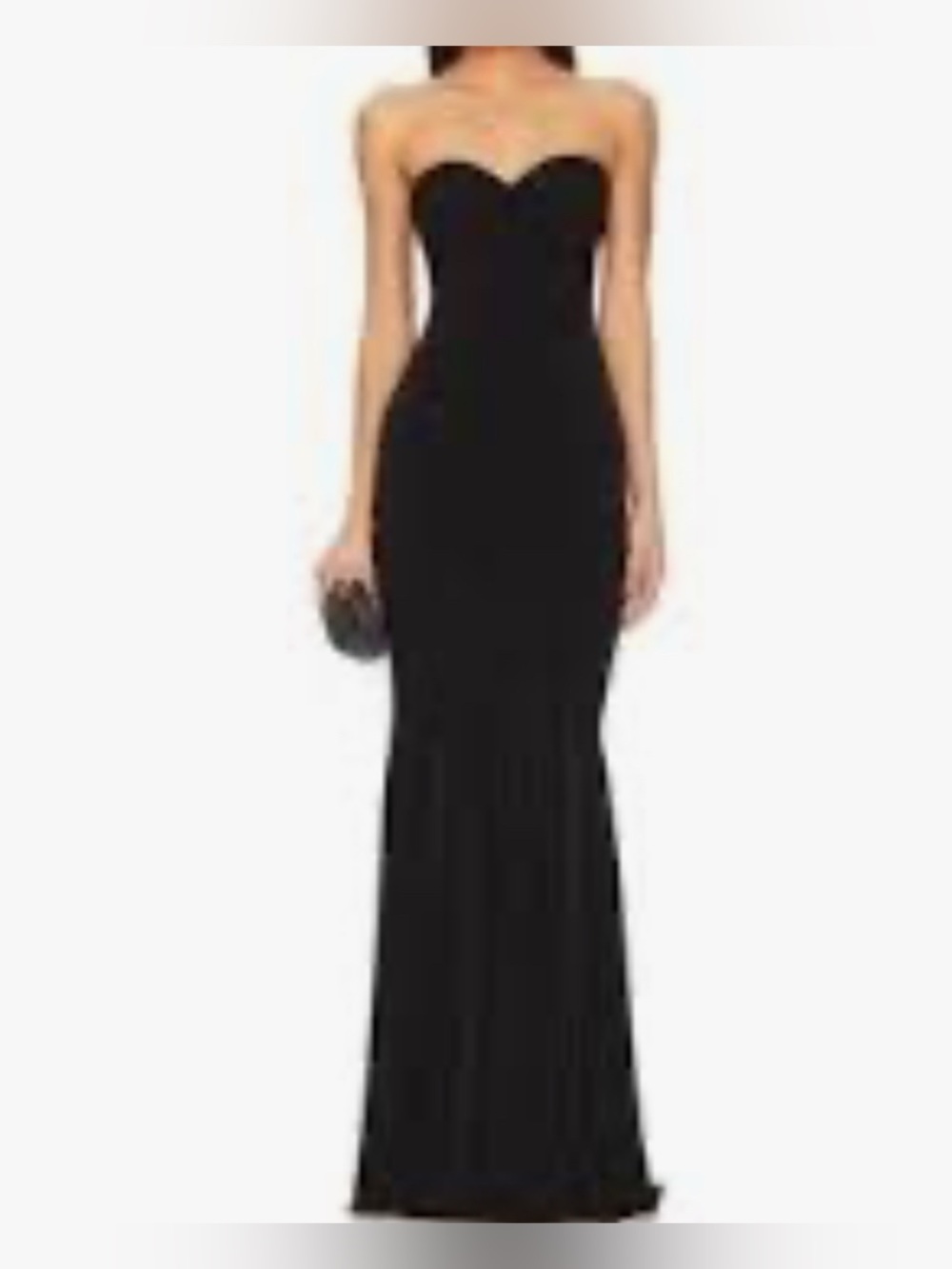 Tadashi Collection black dress gown sz-s - Picture 1 of 9